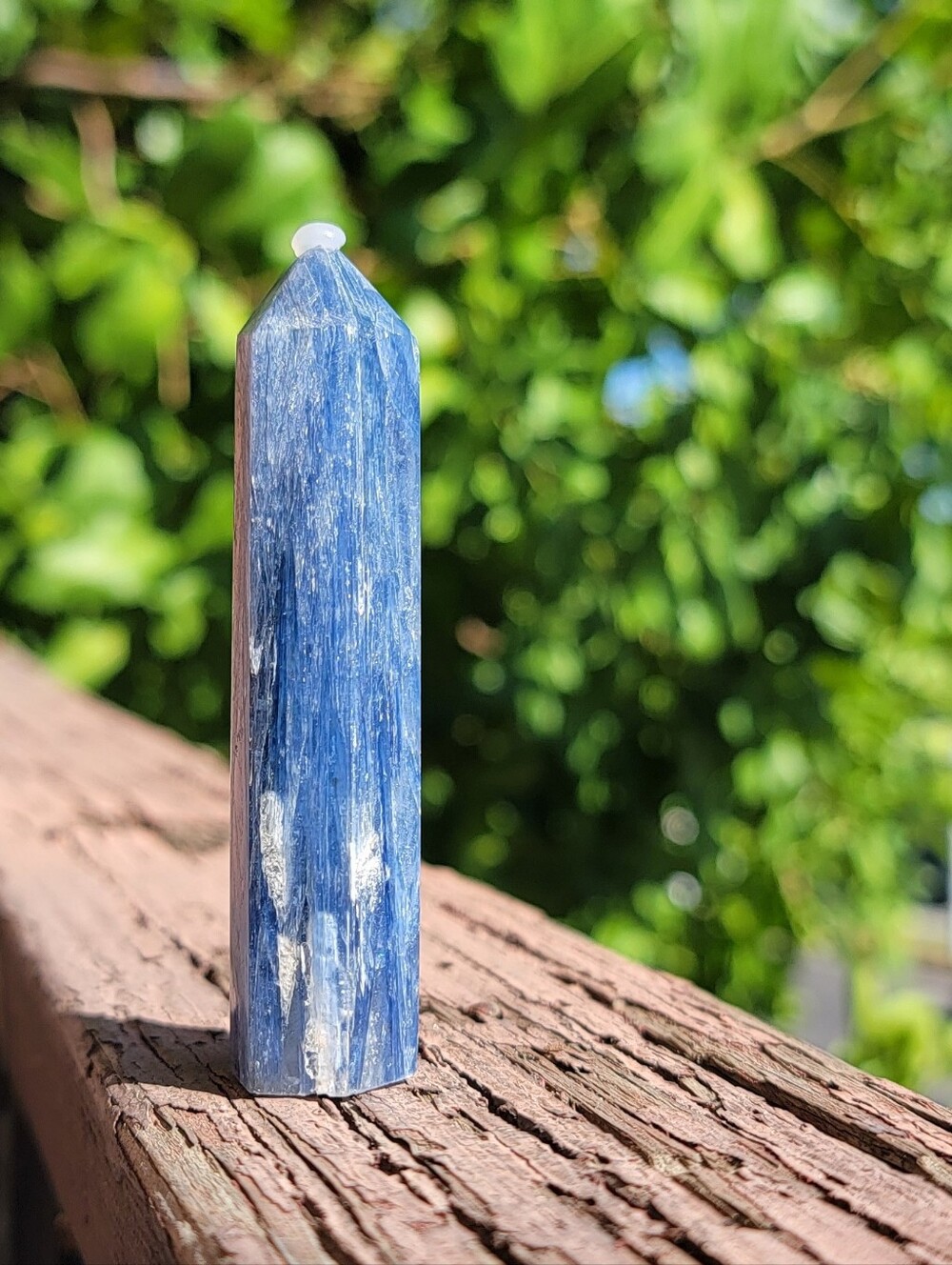 NEW 3.1" x 0.65" BLUE KYANITE TOWER